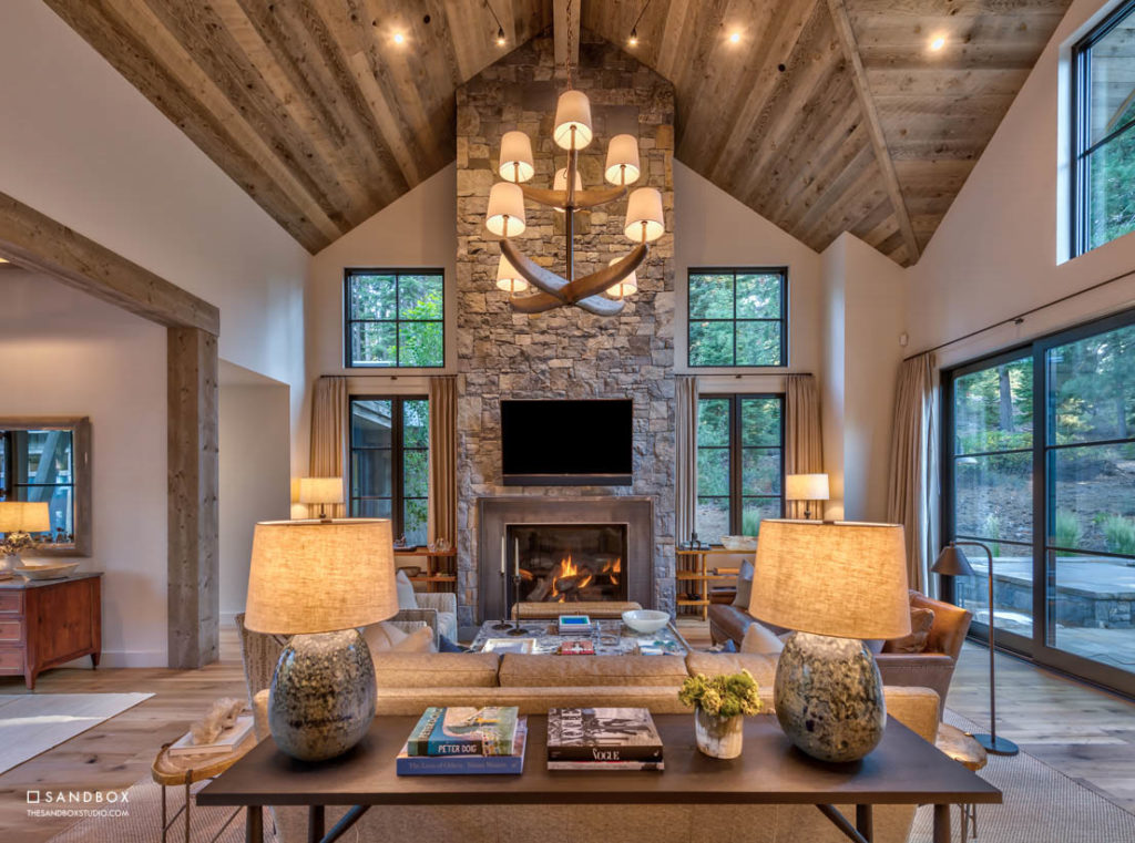 SANDBOX-MARTIS-CAMP-10-MOUNTAIN-TRANSITIONAL-GREAT-ROOM-ENTRY-OUTDOOR-LIVING-LARGE-CUSTOM-STONE-FIREPLACE image