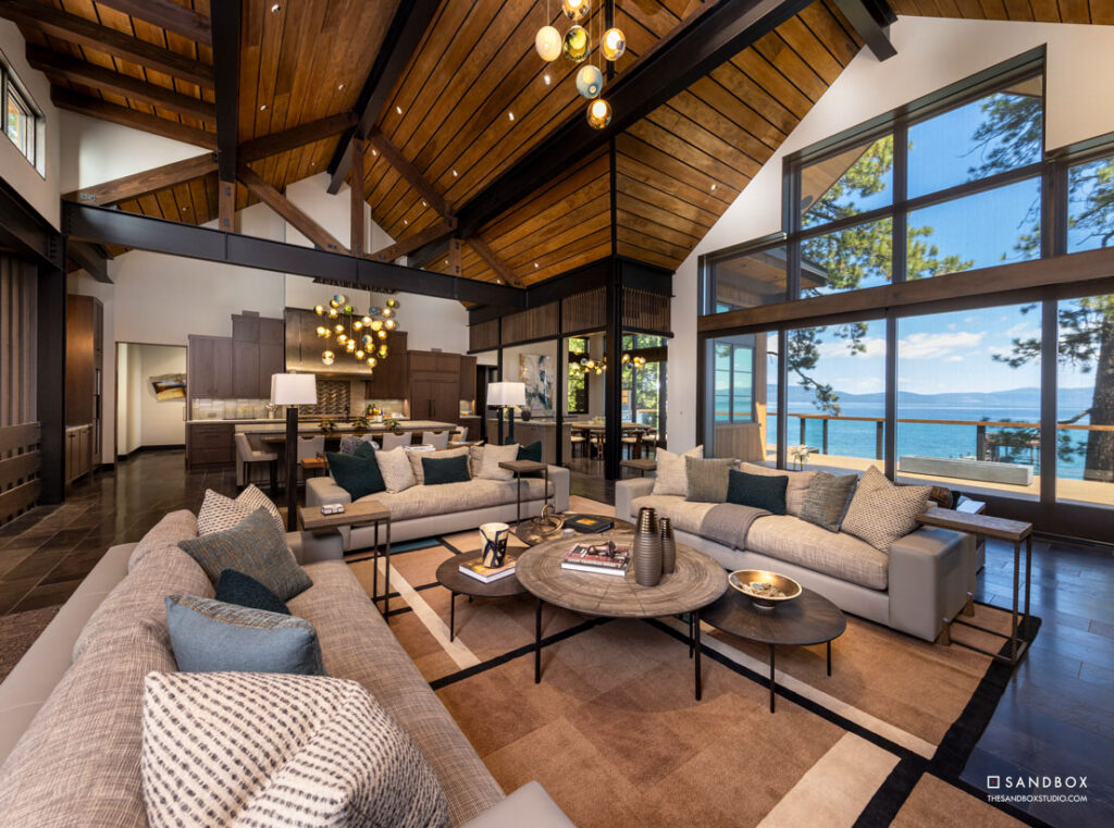 SANDBOX-TAHOMA-SUGAR-PINE-LAKEFRONT-LAKE-TAHOE-CUSTOM-CONTEMPORARY-TRANSITIONAL-HOME-GREAT-ROOM-AMAZING-VIEWS image