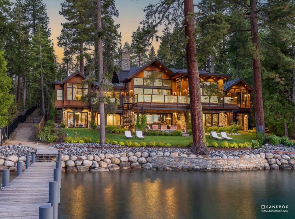SANDBOX-TAHOMA-SUGAR-PINE-LAKEFRONT-LAKE-TAHOE-CUSTOM-CONTEMPORARY-TRANSITIONAL-HOME-REAR-LAKE-SIDE-VIEWS-TERRACE-2 image