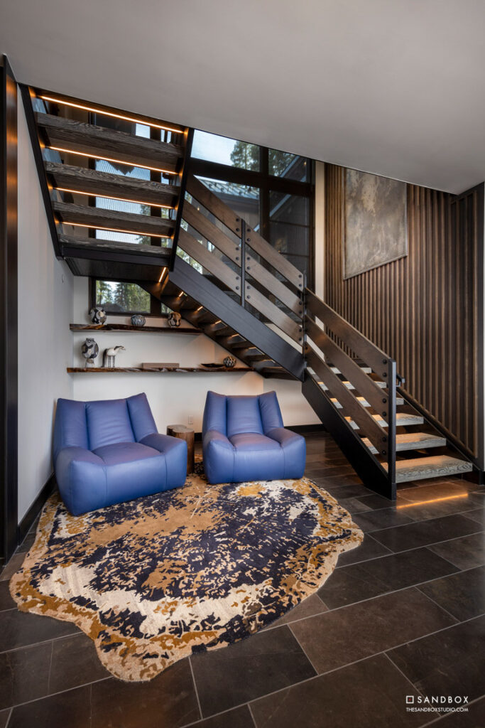 SANDBOX-TAHOMA-SUGAR-PINE-LAKEFRONT-LAKE-TAHOE-CUSTOM-CONTEMPORARY-TRANSITIONAL-HOME-STAIR-4 image